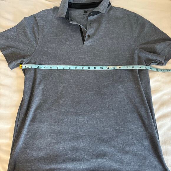 Champion 9 Mens Gray Short Sleeve Polo Size Large - Picture 7 of 8